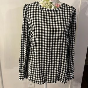 NWT Loft Buffalo check top